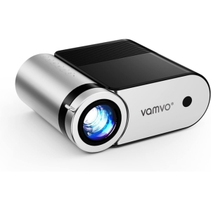 Vamvo - Mini proyector portátil HD de 200"